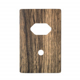 Placa p/ 1 Tomada + Furo 4x4 - Novara Carvalho